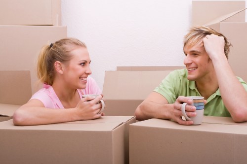 Professional local removals team loading furniture in Newsouthgate