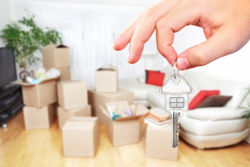 Professional removals team planning a move in Newsouthgate
