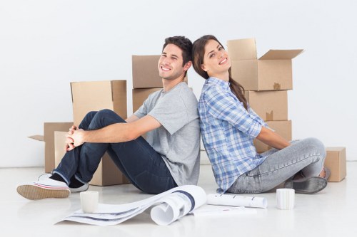 Secure storage unit and organised moving boxes for Newsouthgate removals