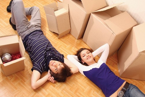Furniture and personal items arranged in household storage in Newsouthgate
