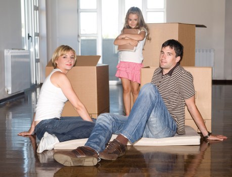 Careful loading of household items for small removals Newsouthgate